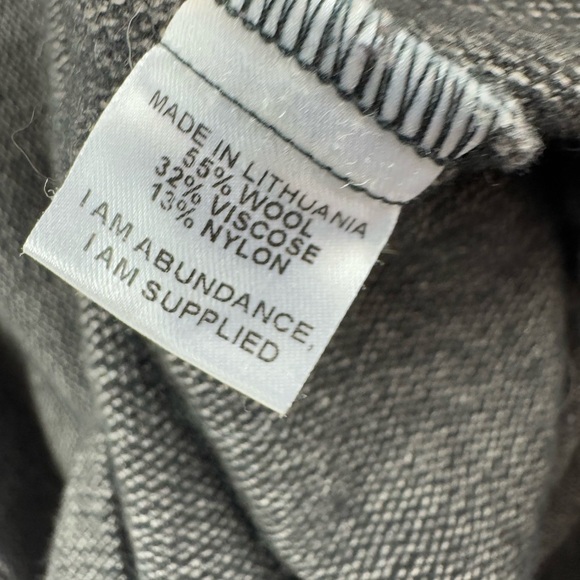 Flax Size P XS Wool Blend Gray Dress Gray Tweed Sleeveless Knee Length - Picture 4 of 6